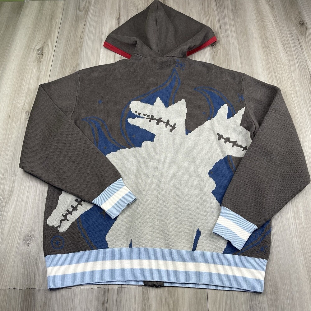 KON Memphis Made Full Zip Hoodie Sweatshirt Unisex Size S Small OS Graphic Print